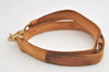 Authentic Louis Vuitton Leather Shoulder Strap Beige 41.5-48.4" LV 4691K