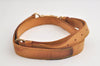 Authentic Louis Vuitton Leather Shoulder Strap Beige 41.5-48.4" LV 4691K