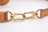 Authentic Louis Vuitton Leather Shoulder Strap Beige 41.5-48.4" LV 4691K
