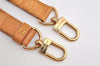 Authentic Louis Vuitton Leather Shoulder Strap Beige 41.5-48.4" LV 4691K