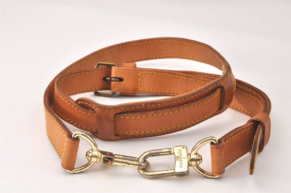 Authentic Louis Vuitton Leather Shoulder Strap Beige 41.3-48.4" LV 4692K
