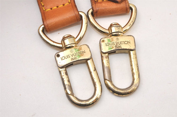Authentic Louis Vuitton Leather Shoulder Strap Beige 41.3-48.4" LV 4692K
