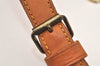Authentic Louis Vuitton Leather Shoulder Strap Beige 41.3-48.4" LV 4692K