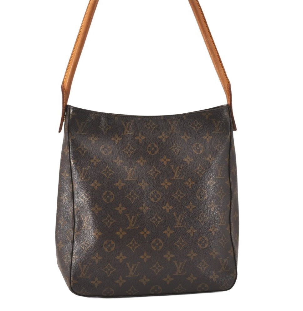 Authentic Louis Vuitton Monogram Looping GM Shoulder Bag M51145 LV 4694K