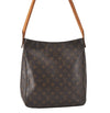 Authentic Louis Vuitton Monogram Looping GM Shoulder Bag M51145 LV 4694K