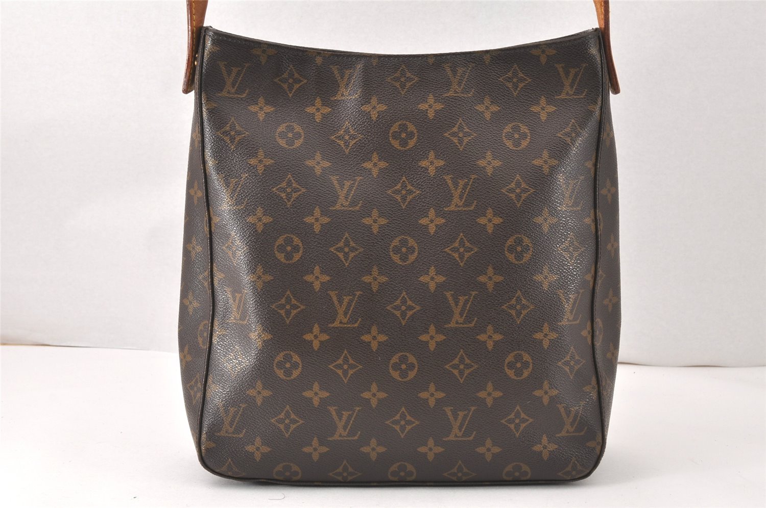 Authentic Louis Vuitton Monogram Looping GM Shoulder Bag M51145 LV 4694K