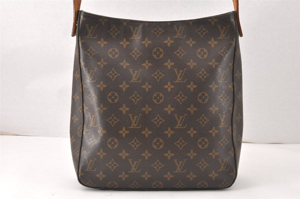 Authentic Louis Vuitton Monogram Looping GM Shoulder Bag M51145 LV 4694K