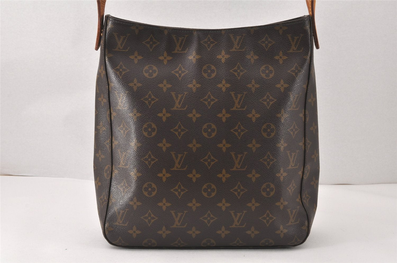 Authentic Louis Vuitton Monogram Looping GM Shoulder Bag M51145 LV 4694K
