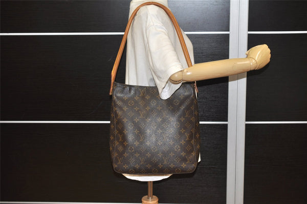 Authentic Louis Vuitton Monogram Looping GM Shoulder Bag M51145 LV 4694K