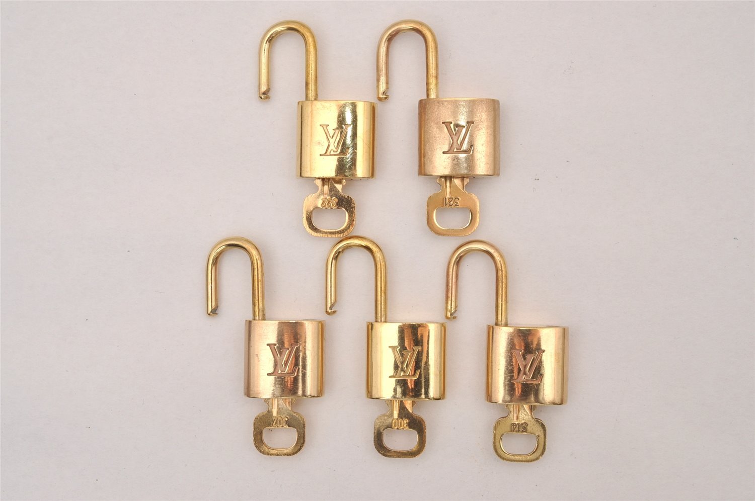 Authentic Louis Vuitton Padlock & Keys 10Set LV 4695J