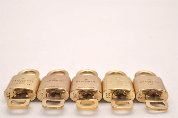 Authentic Louis Vuitton Padlock & Keys 10Set LV 4695J