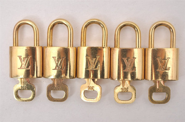 Authentic Louis Vuitton Padlock & Keys 10Set LV 4695J