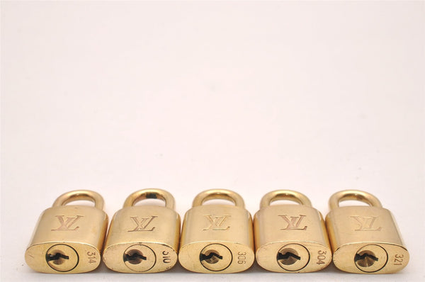 Authentic Louis Vuitton Padlock & Keys 10Set LV 4695J