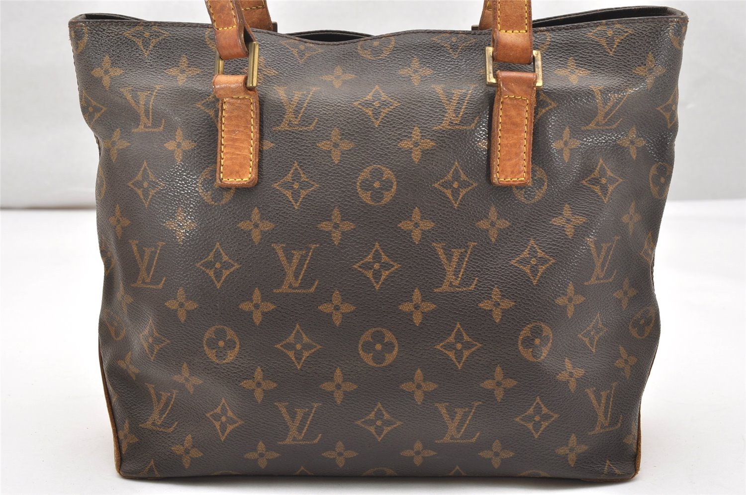 Authentic Louis Vuitton Monogram Cabas Piano Shoulder Tote Bag M51148 LV 4695K