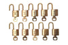 Authentic Louis Vuitton Padlock & Keys 10Set LV 4696J