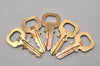 Authentic Louis Vuitton Padlock & Keys 10Set LV 4696J