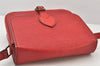 Authentic Louis Vuitton Epi Cartouchiere MM Shoulder Cross Bag M52247 Red 4696K