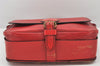 Authentic Louis Vuitton Epi Cartouchiere MM Shoulder Cross Bag M52247 Red 4696K