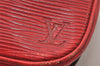 Authentic Louis Vuitton Epi Cartouchiere MM Shoulder Cross Bag M52247 Red 4696K