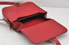 Authentic Louis Vuitton Epi Cartouchiere MM Shoulder Cross Bag M52247 Red 4696K