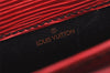 Authentic Louis Vuitton Epi Cartouchiere MM Shoulder Cross Bag M52247 Red 4696K