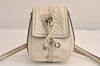 Authentic BOTTEGA VENETA Intrecciato Leather Shoulder Cross Body Bag White 4696M