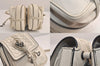 Authentic BOTTEGA VENETA Intrecciato Leather Shoulder Cross Body Bag White 4696M