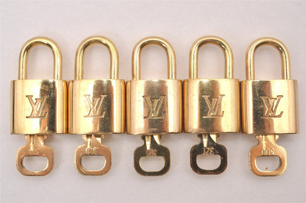 Authentic Louis Vuitton Padlock & Keys 10Set LV 4697J