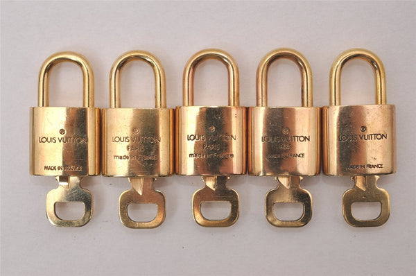 Authentic Louis Vuitton Padlock & Keys 10Set LV 4697J