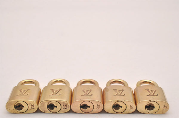 Authentic Louis Vuitton Padlock & Keys 10Set LV 4697J