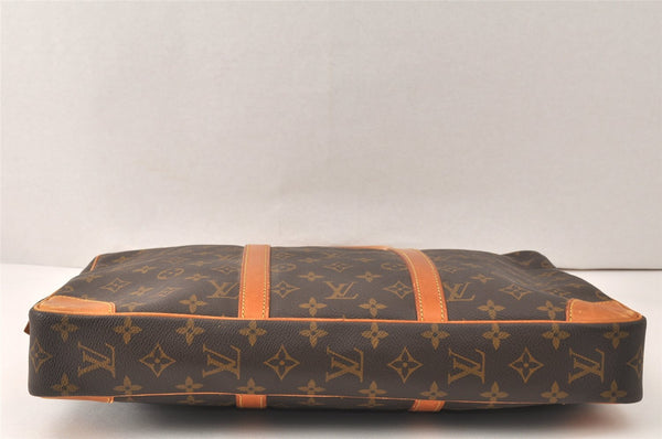 Authentic Louis Vuitton Monogram Porte Documents Voyage M53361 Briefcase 4697K