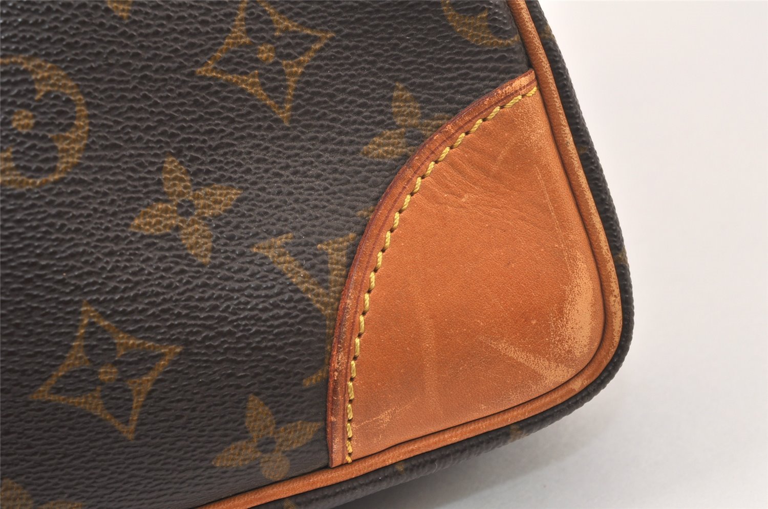 Authentic Louis Vuitton Monogram Porte Documents Voyage M53361 Briefcase 4697K