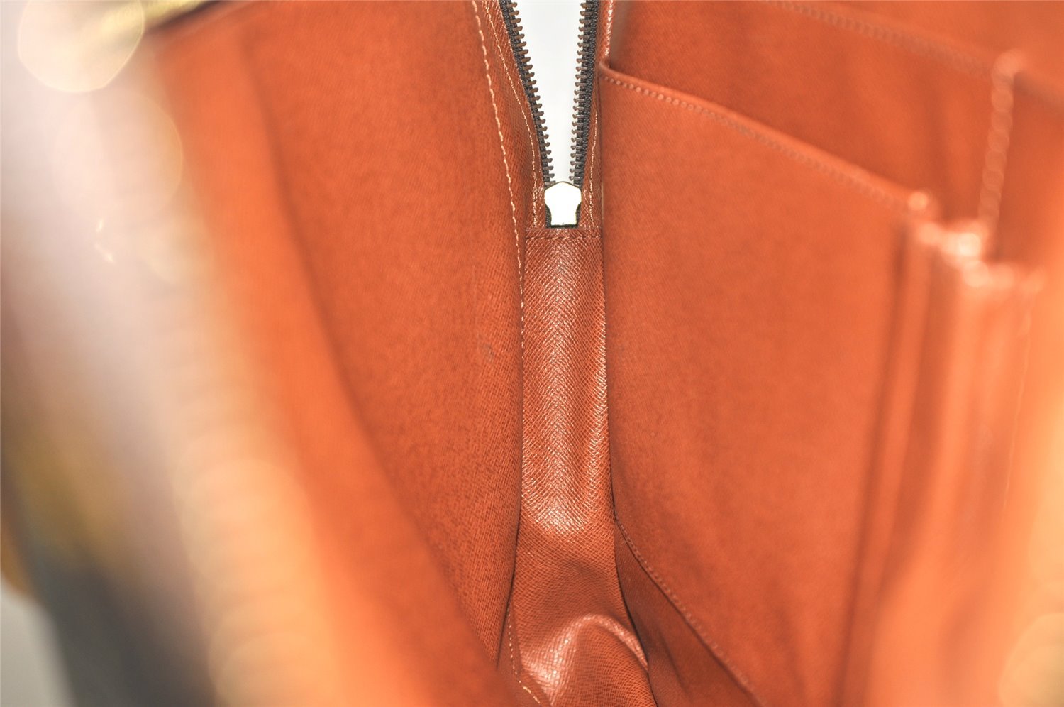 Authentic Louis Vuitton Monogram Porte Documents Voyage M53361 Briefcase 4697K