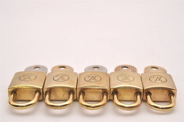 Authentic Louis Vuitton Padlock and Keys 10Set Old Model LV 4698J