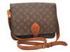 Authentic Louis Vuitton Monogram Cartouchiere GM Shoulder Bag Old Model 4698K