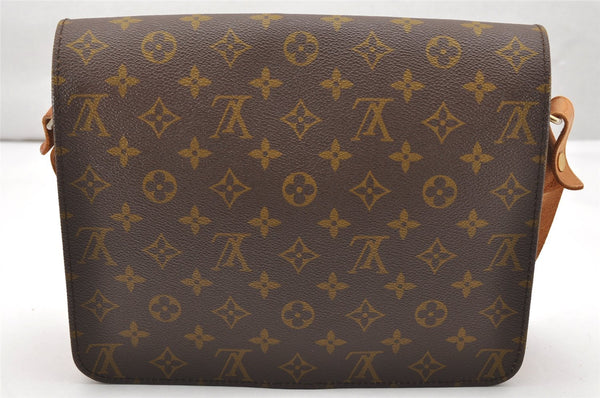 Authentic Louis Vuitton Monogram Cartouchiere GM Shoulder Bag Old Model 4698K