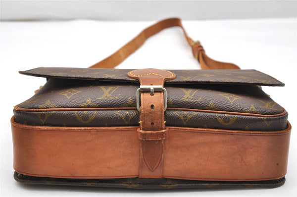 Authentic Louis Vuitton Monogram Cartouchiere GM Shoulder Bag Old Model 4698K