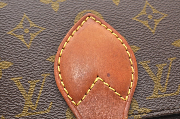 Authentic Louis Vuitton Monogram Cartouchiere GM Shoulder Bag Old Model 4698K