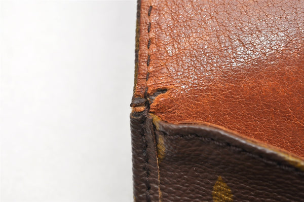 Authentic Louis Vuitton Monogram Cartouchiere GM Shoulder Bag Old Model 4698K