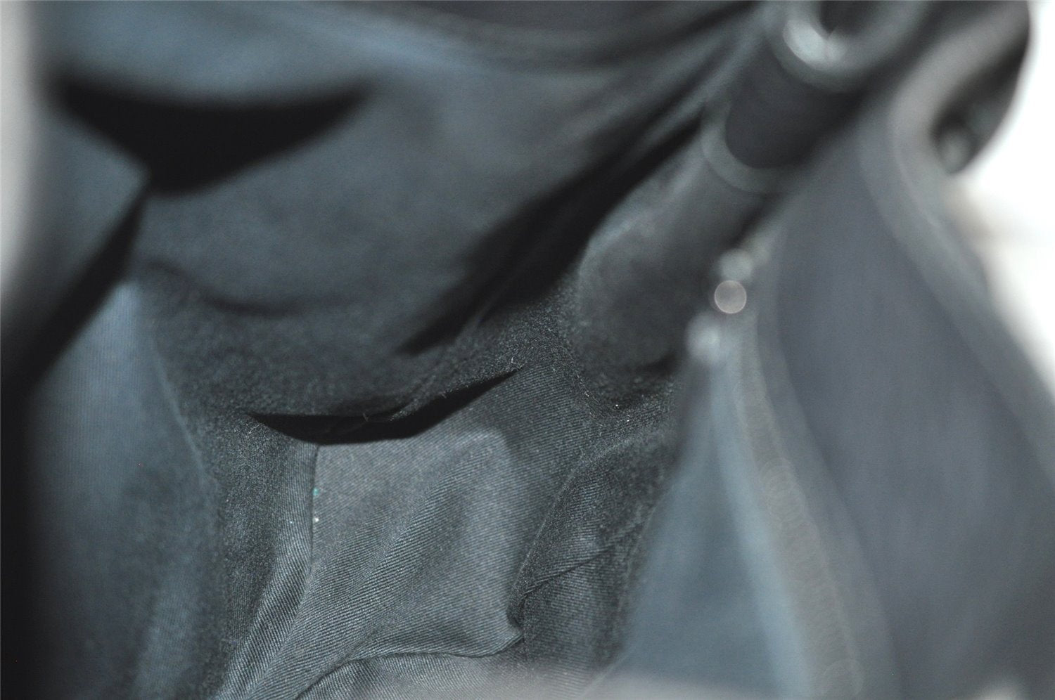 Authentic GUCCI Horsebit Shoulder Tote Bag GG Canvas Leather 101971 Black 4699I