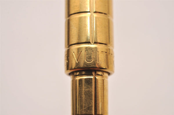 Authentic Louis Vuitton Stylo Agenda GM Ballpoint Pen Gold N75003 LV 4699J