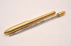 Authentic Louis Vuitton Stylo Agenda GM Ballpoint Pen Gold N75003 LV 4699J