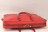 Authentic Louis Vuitton Epi Porte Documents Voyage Briefcase Red M54477 LV 4699K