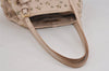 Authentic JIMMY CHOO Vintage Star Studs Leather Shoulder Tote Bag Pink 4700J
