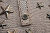 Authentic JIMMY CHOO Vintage Star Studs Leather Shoulder Tote Bag Pink 4700J