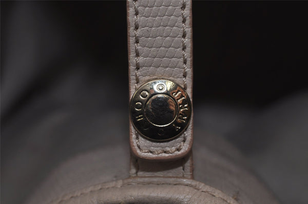 Authentic JIMMY CHOO Vintage Star Studs Leather Shoulder Tote Bag Pink 4700J