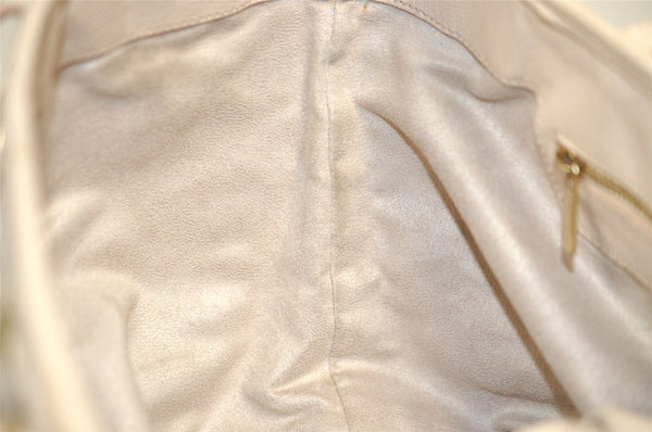 Authentic JIMMY CHOO Vintage Star Studs Leather Shoulder Tote Bag Pink 4700J