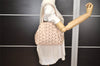 Authentic JIMMY CHOO Vintage Star Studs Leather Shoulder Tote Bag Pink 4700J