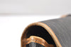 Authentic Christian Dior Honeycomb Shoulder Cross Bag PVC Leather Black 4700K