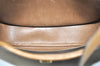 Authentic Christian Dior Honeycomb Shoulder Cross Bag PVC Leather Black 4700K